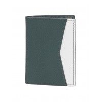 London Leathergoods Pebble Leather 10 Leaf Credit Card Case. Non-RFID - 30% Discount!!