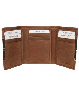 Matt "Hunter" Leather Trifold Notecase with Credit Card Slots