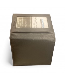 Lorenz Leather Travel Card Holder with Back Window