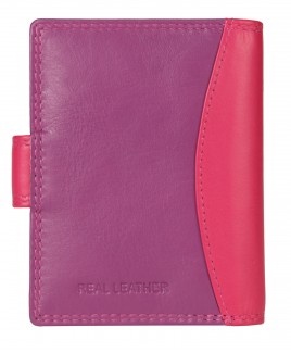 London Leathergoods Cow Nappa Credit Card Case with Tab 