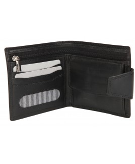 London Leathergoods Cow Nappa RFID Proof Notecase with Thick Security Tab- New Low Price !