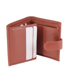 London Leathergoods Cow Nappa RFID Proof Notecase with Security Tab & Swing Section- Price Reduction!