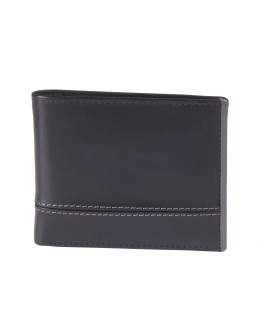 London Leathergoods Soft Cow Nappa RFID Proof Notecase with Credit Card Flap & Outer Panel Detail- NEW LOW PRICE!