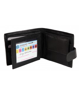 Sheep Nappa RFID Proof Notecase with Inner Zip, Coin Pocket & Centre Swing Section - PRICE DROP!