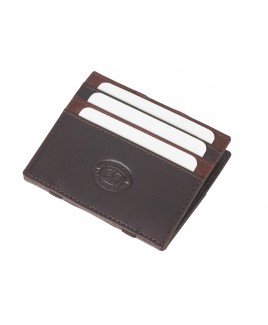 London Leathergoods Polished Goatskin Leather Puzzle Wallet. Non-RFID; CLEARANCE!