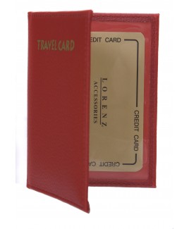 Portrait Style Leather Grain PU Travel Card Holder-PRICE REDUCTION !