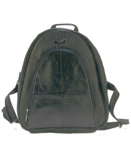 Lorenz Soft Sheep Nappa Top Zip Backpack with Front Pocket- NEW LOWER PRICE!