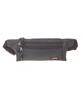  Multi Zip Two Tone Polyester Slimline Bumbag/Money Belt-Lower Price