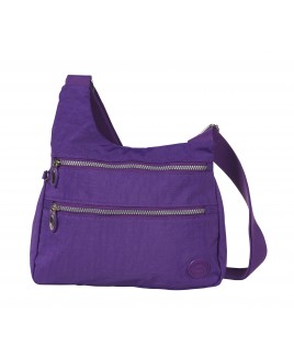 Lorenz  Nylon X-Body Bag with 3 Zip Pockets 
