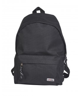 Lorenz Polyester Mid-Sized Backpack with Front Zip Pocket