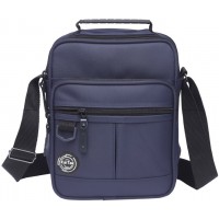 KaiTak Polyester "Portrait" Multi Zip Unisex/Gents Bag with Top Handle
