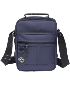 KaiTak Polyester "Portrait" Multi Zip Unisex/Gents Bag with Top Handle