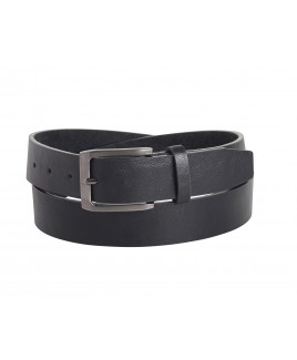 1.25" Leather Grain Belt with Brushed Nickel Buckle -CLEARANCE!