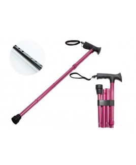 Foldable Walking Stick wth a Soft Grip Handle