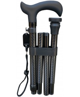 Foldable Carbon Fibre Walking Stick- HUGE PRICE DROP!