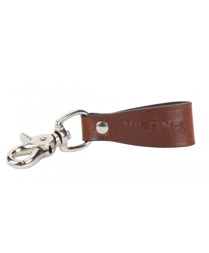 Milano Full Leather Medium Sized Belt Loop for Keys