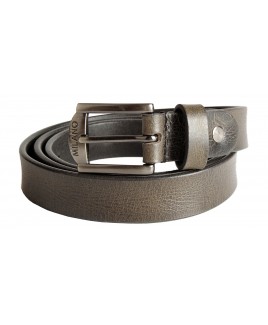 Milano 1" Distressed Full Leather Belt with Gun Metal Buckle-CLEARANCE!