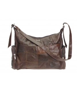 Lorenz Cowhide Twin Zip Tote with Side, Front & Back Pockets-BIG PRICE DROP!