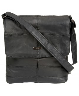 Lorenz Portrait Style Cowhide Unisex Flapover Bag