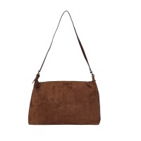 Lorenz  Suedette Finish Grain PU Large Slouchy Top Zip Tote-Sold Out -Awaiting New Stock!!