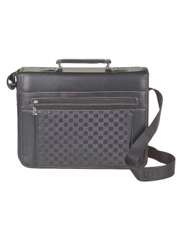Large X-Body Flapover Unisex Laptop/Tablet Bag wth Top Zip, Top Handle and Zips-CLEARANCE!