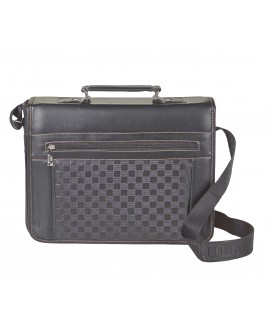 Medium X-Body Flapover Unisex Laptop/Tablet Bag wth Top Zip, Top Handle and Zips-CLEARANCE!