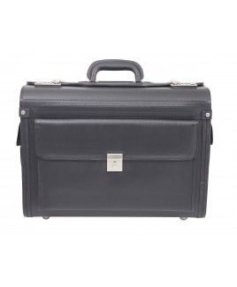 PU Pilot Case Front Flap Pocket