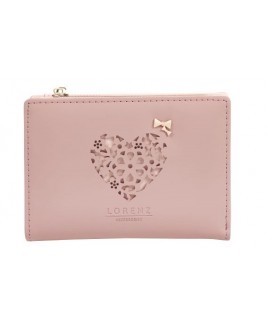 Lorenz RFID Protected Medium Purse Wallet Heart Detailing 