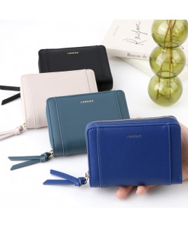 Lorenz RFID Small Zip Round Purse Wallet  Lorenz RFID Small Zip Round Purse Wallet