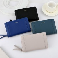 Lorenz RFID Medium Zip Round Purse Wallet 