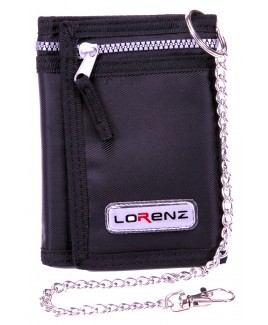 Lorenz  Nylon Sports Wallet Rippa Fastening with Chain 