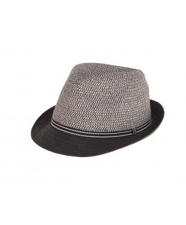 Gents/Unisex Trilby Style Sun Hat with Contrast Brim
