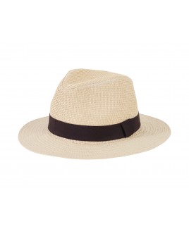 Trilby Style Wide Brim men's Sun Hat with Band