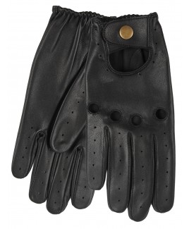 Gents Sheep Nappa Driving Gloves with Button- CLEARANCE!