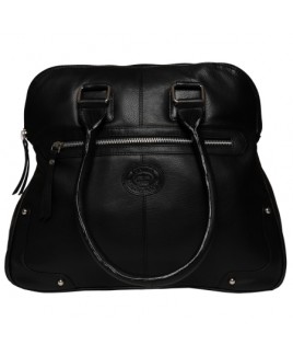 London Leathergoods Large Smooth Cow Nappa Tote- CLEARANCE!