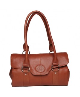 London Leathergoods Smooth Cow Nappa Twin Handle Bag-PRICE DROP!!