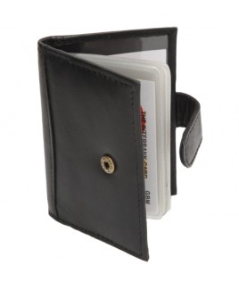 Sheep Nappa RFID Proof Credit Card Case with ID Window- PRICE DROP!