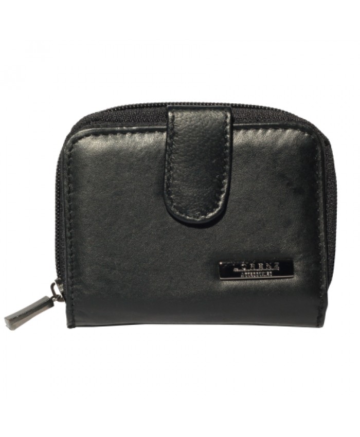 Lorenz Accessories Sheep Nappa Zip Round Purse | Stafford Wholesale