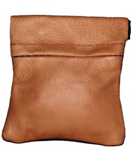 Cow Hide Snap Top Coin Purse-PRICE DROP!