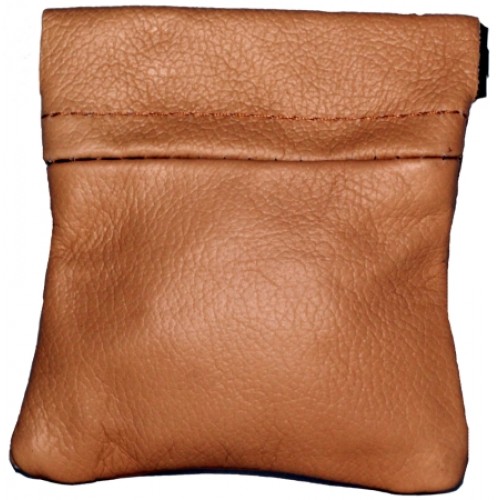 Cow Hide Snap Top Coin Purse-PRICE DROP!