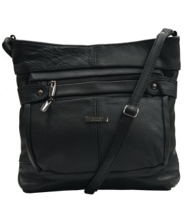 Lorenz Cow Hide Top Zip Cross-Body-Bag- Reduced Price!