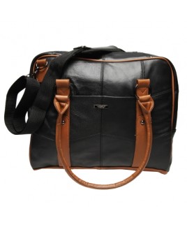 Lorenz Cow Hide Laptop/Work Bag (ALL BLACK ONLY)-CLEARANCE!