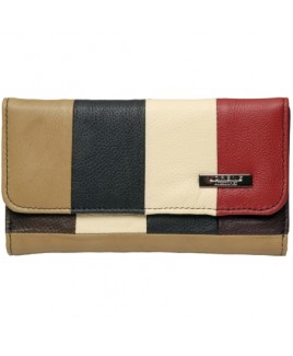 Lorenz Accessories Multi Cowhide 17cm Framed Purse- Further Reductions!!!