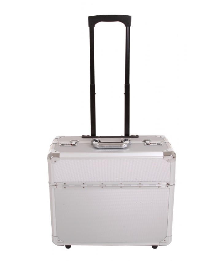 Aluminium Skinned Pilot Case Case with Wheels Stafford Wholesale