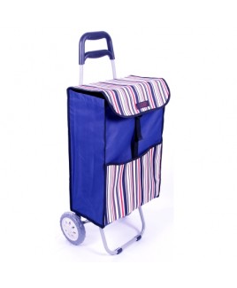 Lorenz Two Wheel Trolley with Flap & Back Zip - LOWER PRICE!!