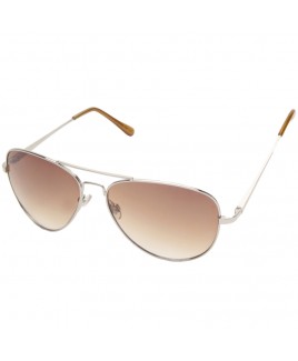 Aviator Style Sunglasses with Silver Metal Frame- SALE PRICE!