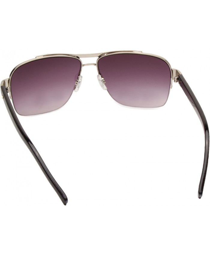 Aviator Style Sunglasses with Half Framed Lenses Stafford Wholesale