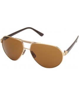 Aviator Style Sunglasses with Gold Metal Frame - SALE PRCE !