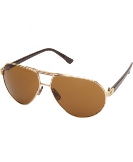 Aviator Style Sunglasses with Gold Metal Frame - SALE PRICE !