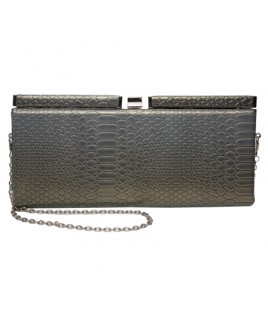 Snake Grain PU Evening Clutch Bag -CLEARANCE!